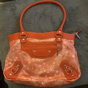 Bohemian ladies purse in mint, a fashion statement.